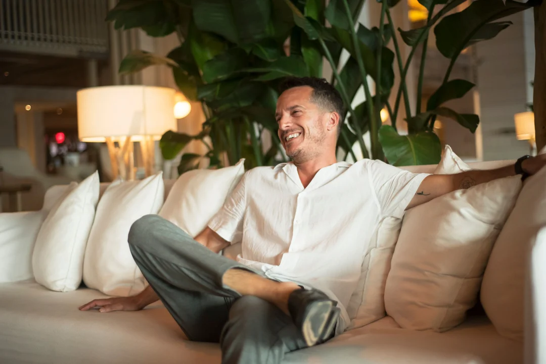 Ringba User Stories - Dave Maman Siting and Laughing